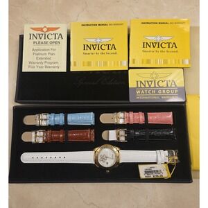 INVICTA TRITNITE SPECIAL EDITION LADIES WATCH SET NEW WITH PAPERS - New Battery